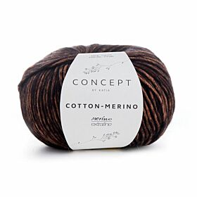 Katia Concept Cotton-Merino - 52 oranje-zwart - Katoen/Merino Garen