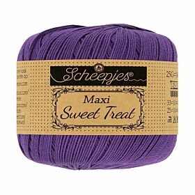 Scheepjes Maxi Sweet Treat - 521 deep violet - Gemerceriseerd Katoen
