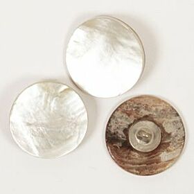 Drops Blinde Knoop Wit Nr 524 - 20mm - Parelmoer Knopen