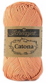 Scheepjes Catona 50 gram - 524 apricot / abrikoos - Katoen Garen