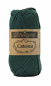 Scheepjes Catona 50 gram - 525 fir / bosgroen - Katoen Garen