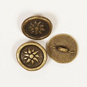 Drops Blinde Knoop Inca Nr 531 - 15mm - Metalen Knopen