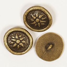 Drops Blinde Knoop Inca Nr 532 - 20mm - Metalen Knopen