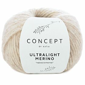 Katia Concept Ultralight Merino 54 ecru / naturel - Wol Garen