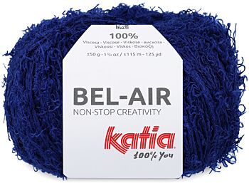 Katia Bel-Air - 54 koningsblauw - Viscose Fantasiegaren 1
