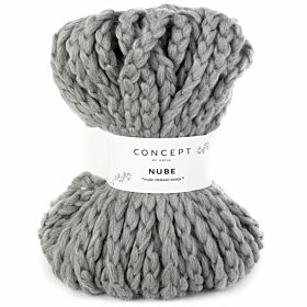 Katia Concept Nube 54 lichtgrijs - Dik Merinowol Garen