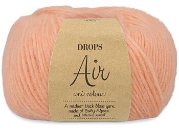 DROPS Air Uni Colour - 54 zoete abrikoos - Wol Garen 1