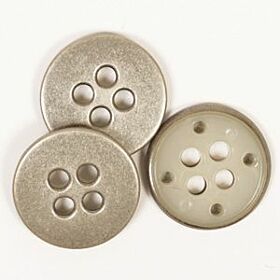 Drops Ronde Knoop Staal Nr 542 - 23mm - Metalen Knopen