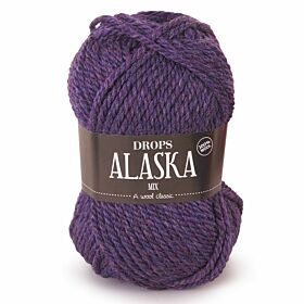 Drops Alaska 54 paars (Mix) - Wol Garen
