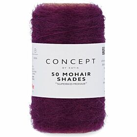 Katia Concept 50 Mohair Shades - 55 aubergine - Mohair Garen
