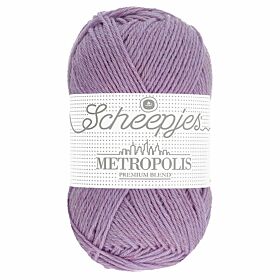 Scheepjes Metropolis 55 lima / lichtpaars - Merino Sokkengaren