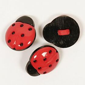 Drops Lieveheers Knoop Nr 551 - 18mm - Kinder Knopen