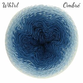 Scheepjes Whirl Ombré 553 indigo plane / blauw - garencake