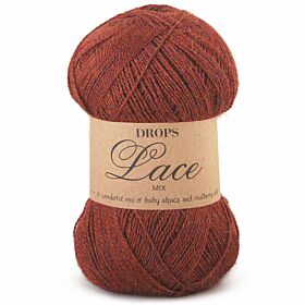 DROPS Lace Mix - 5565 wijnrood - Alpaca/Zijde Garen