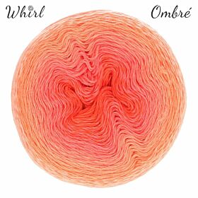 Scheepjes Whirl Ombré 557 coral catastrophe / koraal - garencake