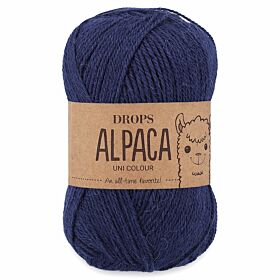 DROPS Alpaca 5575 marineblauw (Uni Colour) - Wol Garen