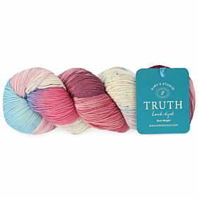 Simy’s Studio Truth Sock 56 it's better to give than to receive - Handgeverfde Merinowol Garen