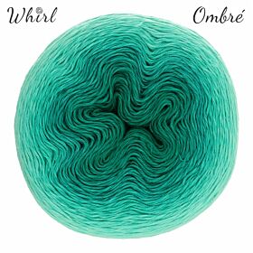Scheepjes Whirl Ombré 560 jade jimjam / zeegroen - garencake
