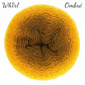 Scheepjes Whirl Ombré 564 golden glowworm / goudgeel - garencake