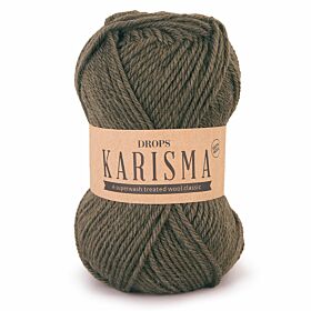 DROPS Karisma Uni Colour - 57 olijfgroen - Wol & Garen