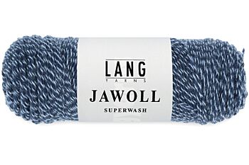 Lang Yarns Jawoll Superwash - 58 jeansblauw mouliné - Sokkenwol Garen 1