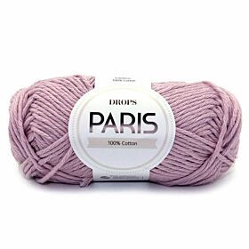 DROPS Paris Uni Colour - 58 poederroze - Katoen Garen 1