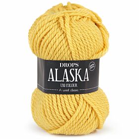 DROPS Alaska 59 citroengeel (Uni Colour) - Wol Garen