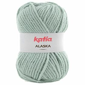 Katia Alaska 59 witgroen salie - Acryl Garen
