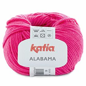 Katia Alabama 60 felroze zuurstokroze - Katoen/Acryl Garen