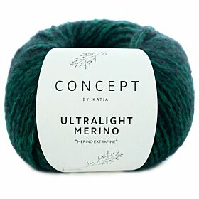 Katia Concept Ultralight Merino - 60 groen-zwart - Garen