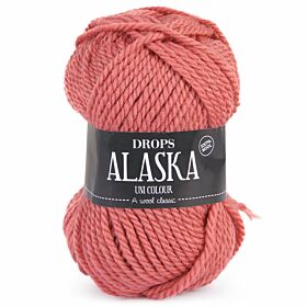 DROPS Alaska Uni Colour 60 koraal - Wol Garen