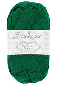 Scheepjes Linen Soft - 605 groen - Linnen/Katoen Garen 1