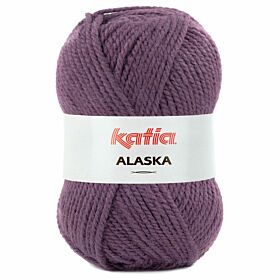 Katia Alaska 61 aubergine / paars - Acryl Garen