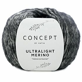 Katia Concept Ultralight Merino - 61 grijs - Wol Garen