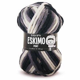 DROPS Eskimo Print - 61 grind - Wol & Garen
