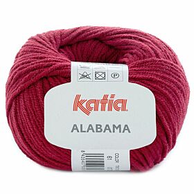 Katia Alabama 61 wijnrood - Katoen/Acryl Garen