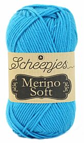 Scheepjes Merino Soft - 615 soutine aquablauw - Wol Garen