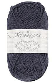 Scheepjes Linen Soft - 617 donkergrijs - Linnen/Katoen Garen 1