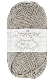 Scheepjes Linen Soft - 619 grijs - Linnen/Katoen Garen 1