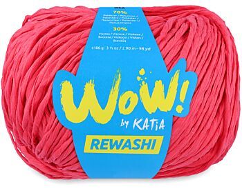 Katia WOW Rewashi - 62 aardbeirood - Lintgaren met Twist 1