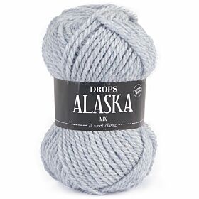 Drops Alaska 62 mist / pastelblauw (Mix) - Puur wolgaren