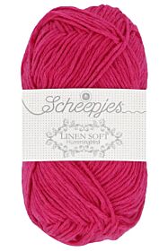 Scheepjes Linen Soft - 626 fuchsia - Linnen/Katoen Garen 1