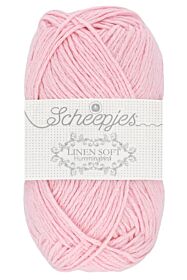 Scheepjes Linen Soft - 628 babyroze - Linnen/Katoen Garen 1