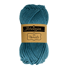 Scheepjes Namaste - 629 upward bow / denimblauw - Getwijnde Lontdraad Wol/Acryl