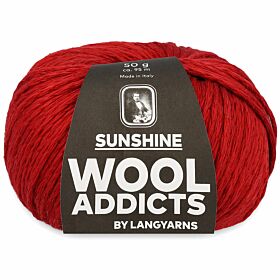 WoolAddicts Sunshine 63 rood - Katoen Garen