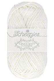 Scheepjes Linen Soft - 630 wit - Linnen/Katoen Garen 1