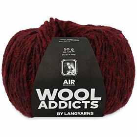 WoolAddicts Air 64 aubergine - Merinowol Garen