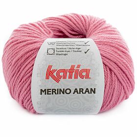 Katia Merino Aran 64 roze - Merinogaren