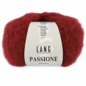 Lang Yarns Passione 64 wijnrood - Baby Alpacawol Garen