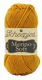 Scheepjes Merino Soft - 641 van gogh mosterdgeel goud - Wol Garen